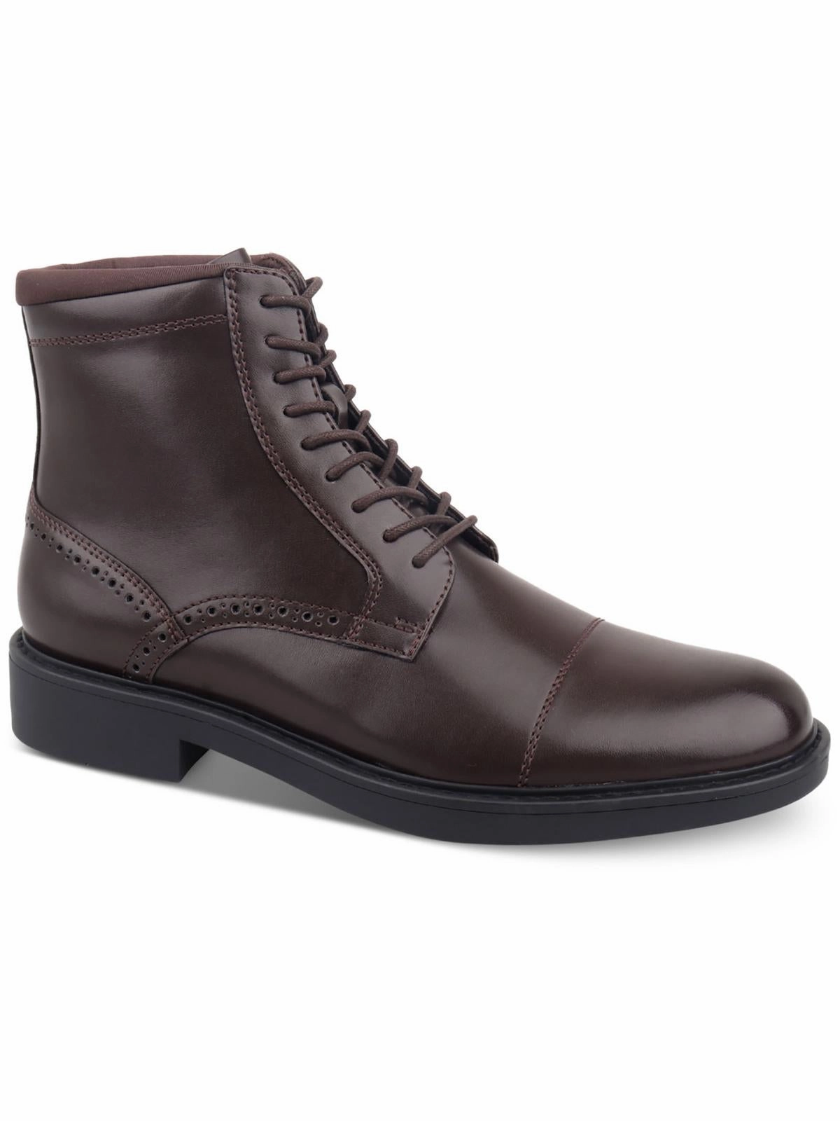 ELROY Mens Polyurethane Faux Leather Chelsea Boots