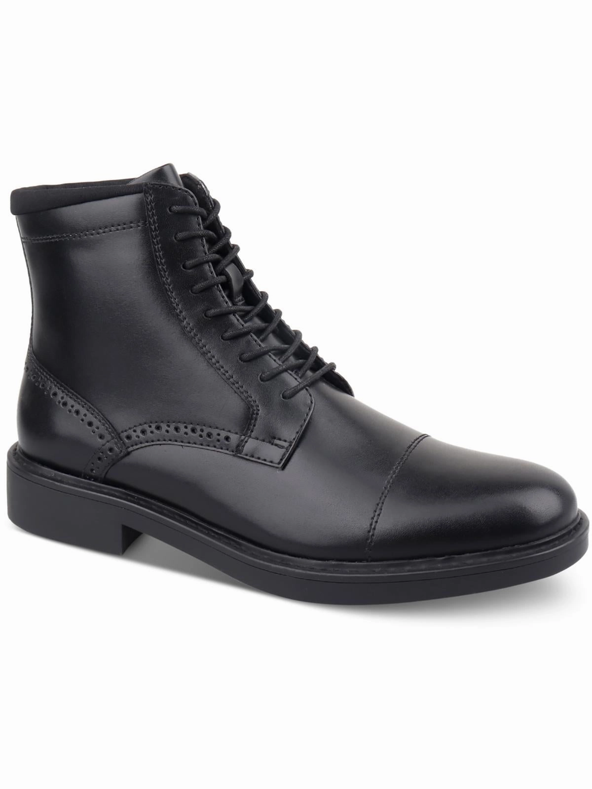 ELROY Mens Polyurethane Faux Leather Chelsea Boots Mens Chukka Boots outlet deals