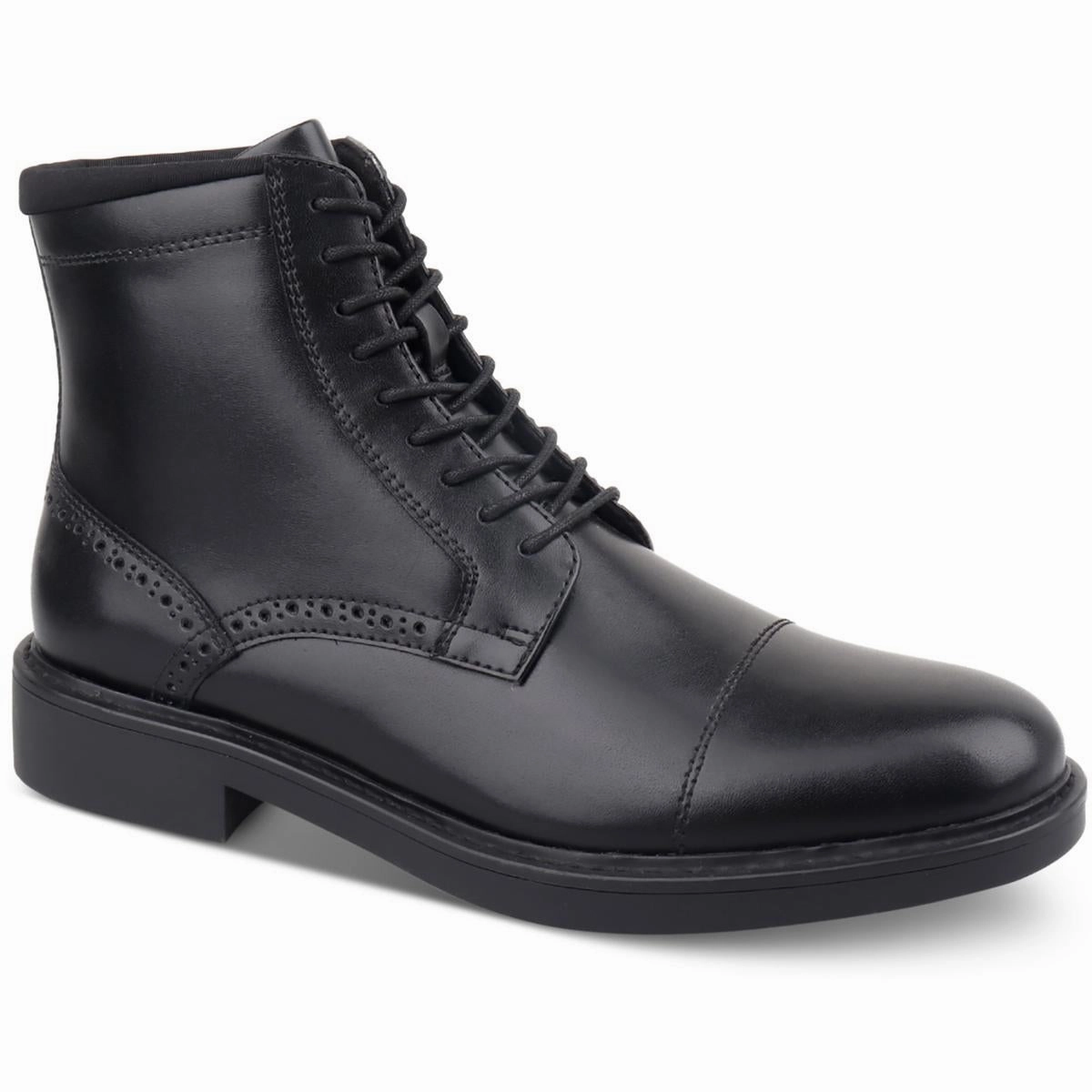ELROY Mens Polyurethane Faux Leather Chelsea Boots