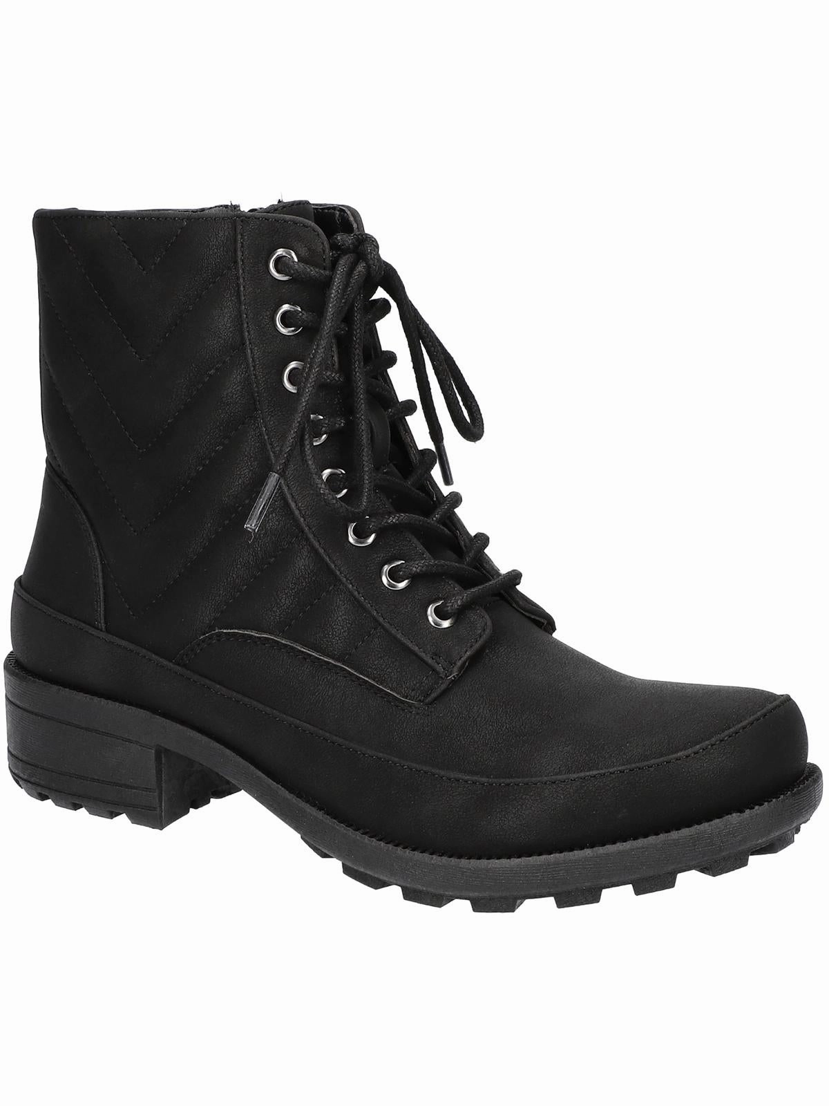 Elsie Womens Comfort Insole Lace-Up Ankle Boots