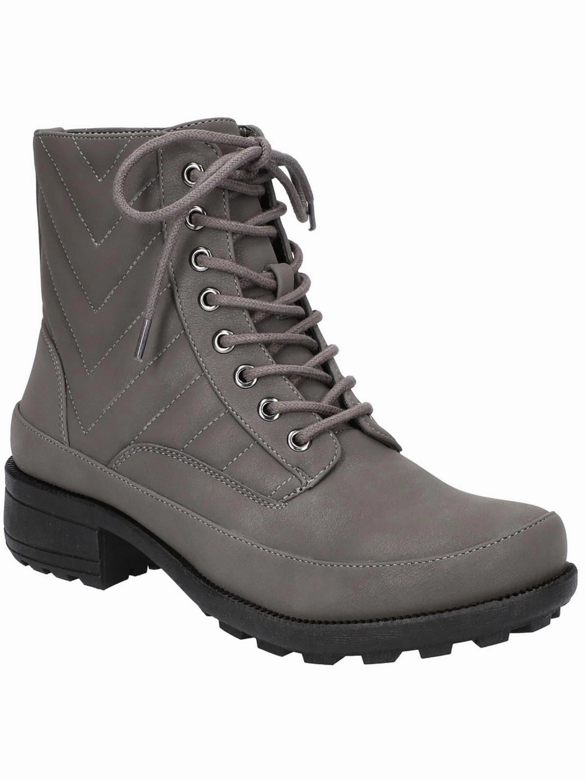 Elsie Womens Comfort Insole Lace-Up Ankle Boots