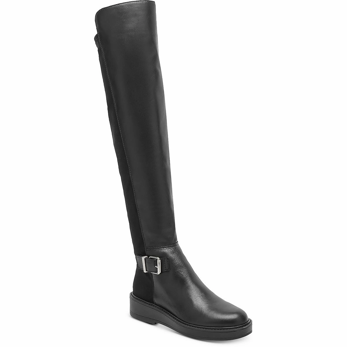 Ember Womens Leather Tall Over-The-Knee Boots Womens Dress Boots for less