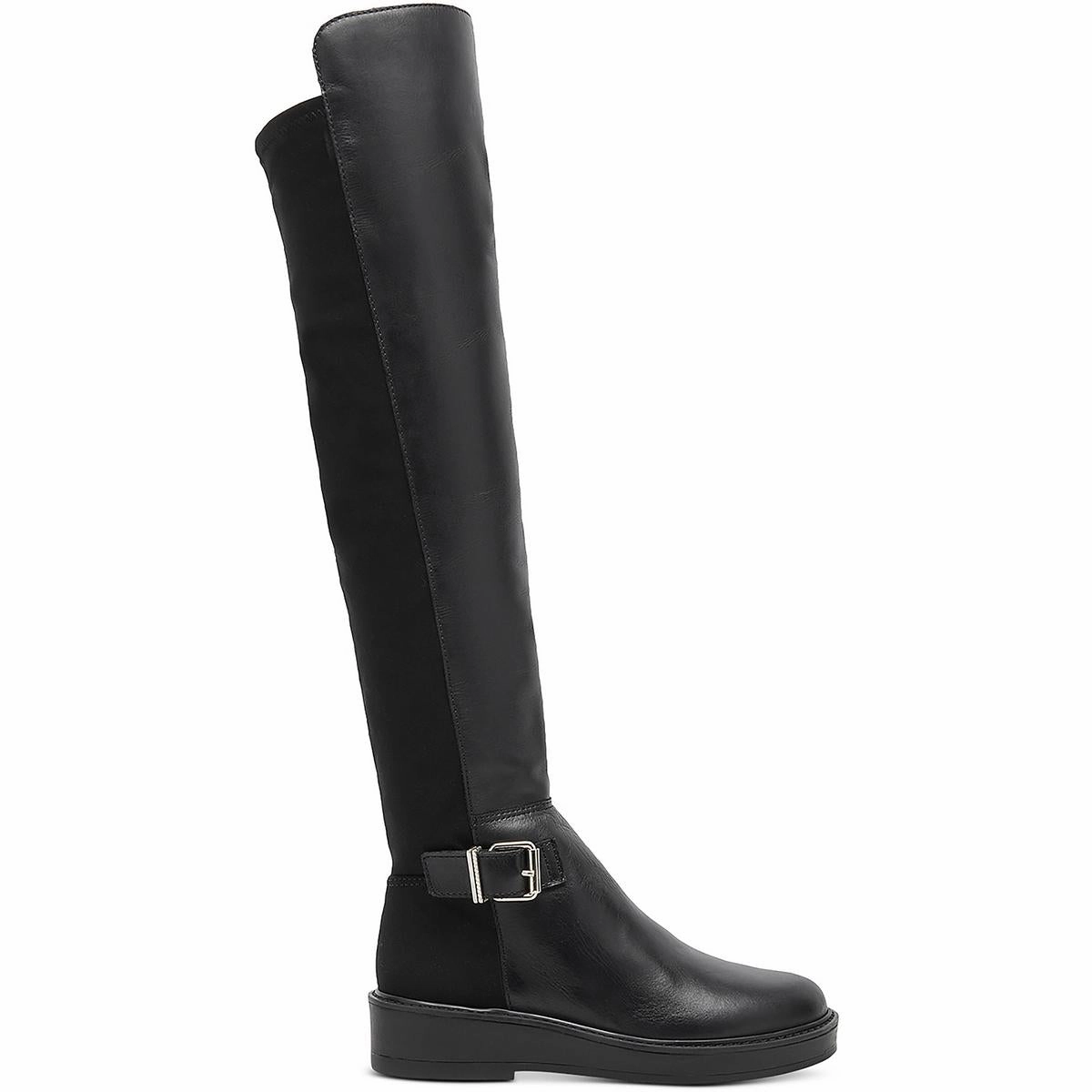 Ember Womens Leather Tall Over-The-Knee Boots