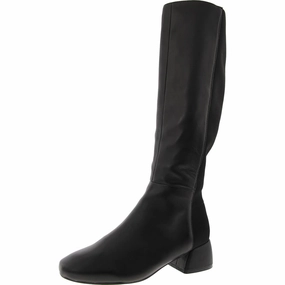 EMILY Womens Block Heel Leather Over-The-Knee Boots Womens Boots sale online