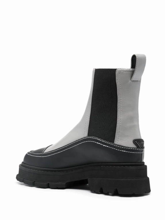 Emporio Armani 55mm panelled ankle boots