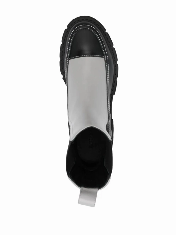 Emporio Armani 55mm panelled ankle boots