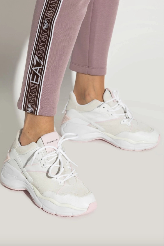 Emporio Armani panelled sneakers