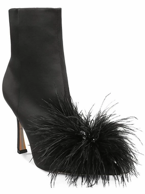Ency Womens Satin Embellished Ankle Boots Affordable Womens Boots online