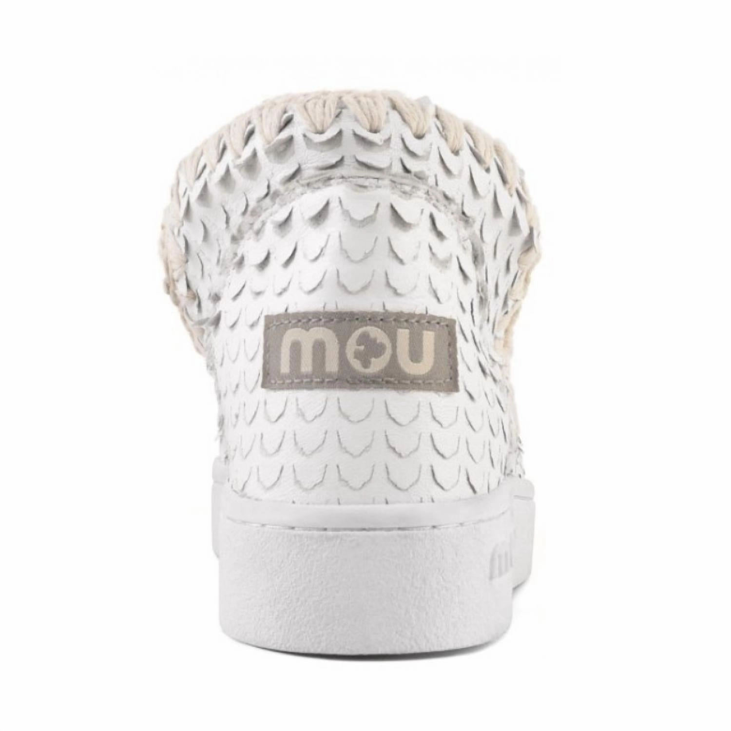 Eskimo Sneaker In Off White Sequin