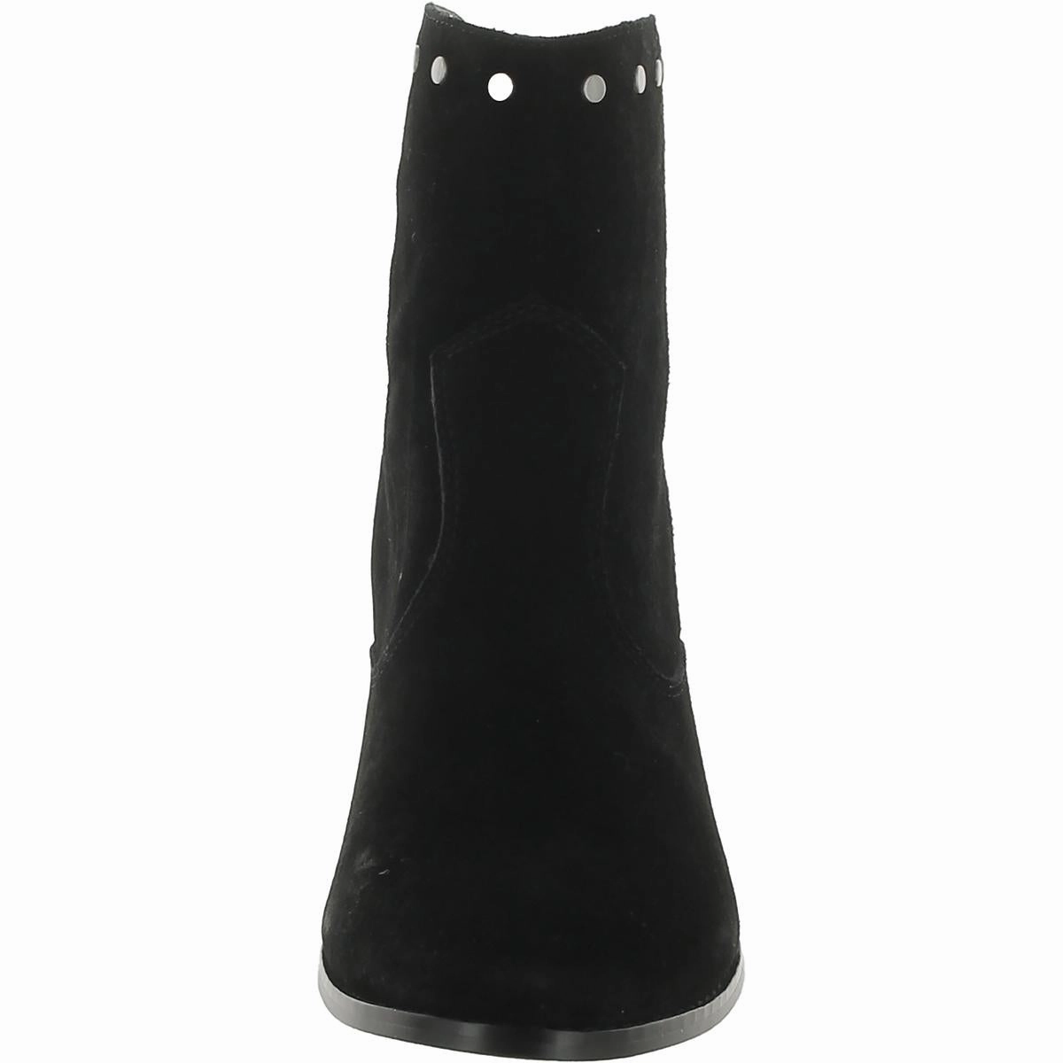 Esmae Womens Suede Studded Ankle Boots
