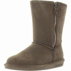 Eva II Zipper Womens Zipper Sheepskin Snow Boots Womens Boots clearance deals