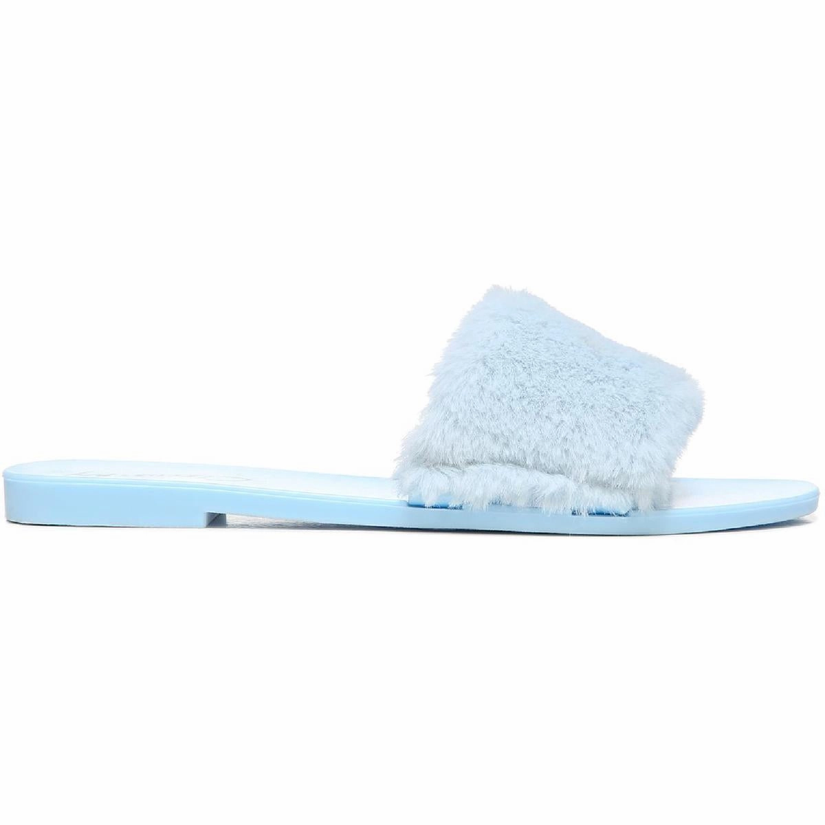 Everette Womens Cozy Faux Fur Jelly Sandals