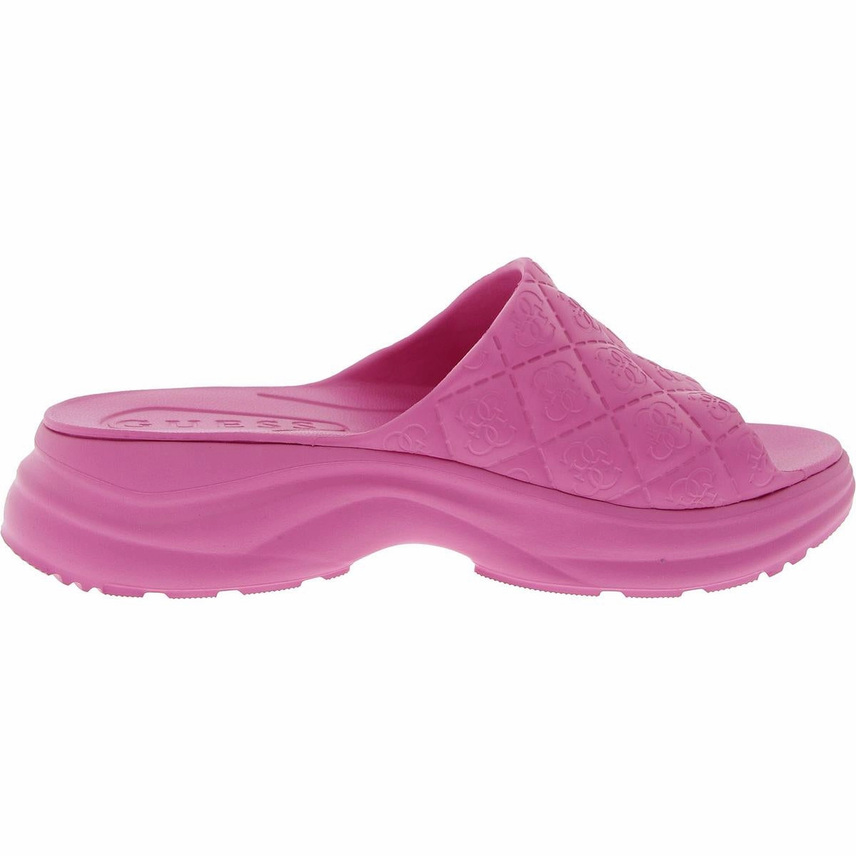 Fenixy Womens Logo Rubber Slide Sandals