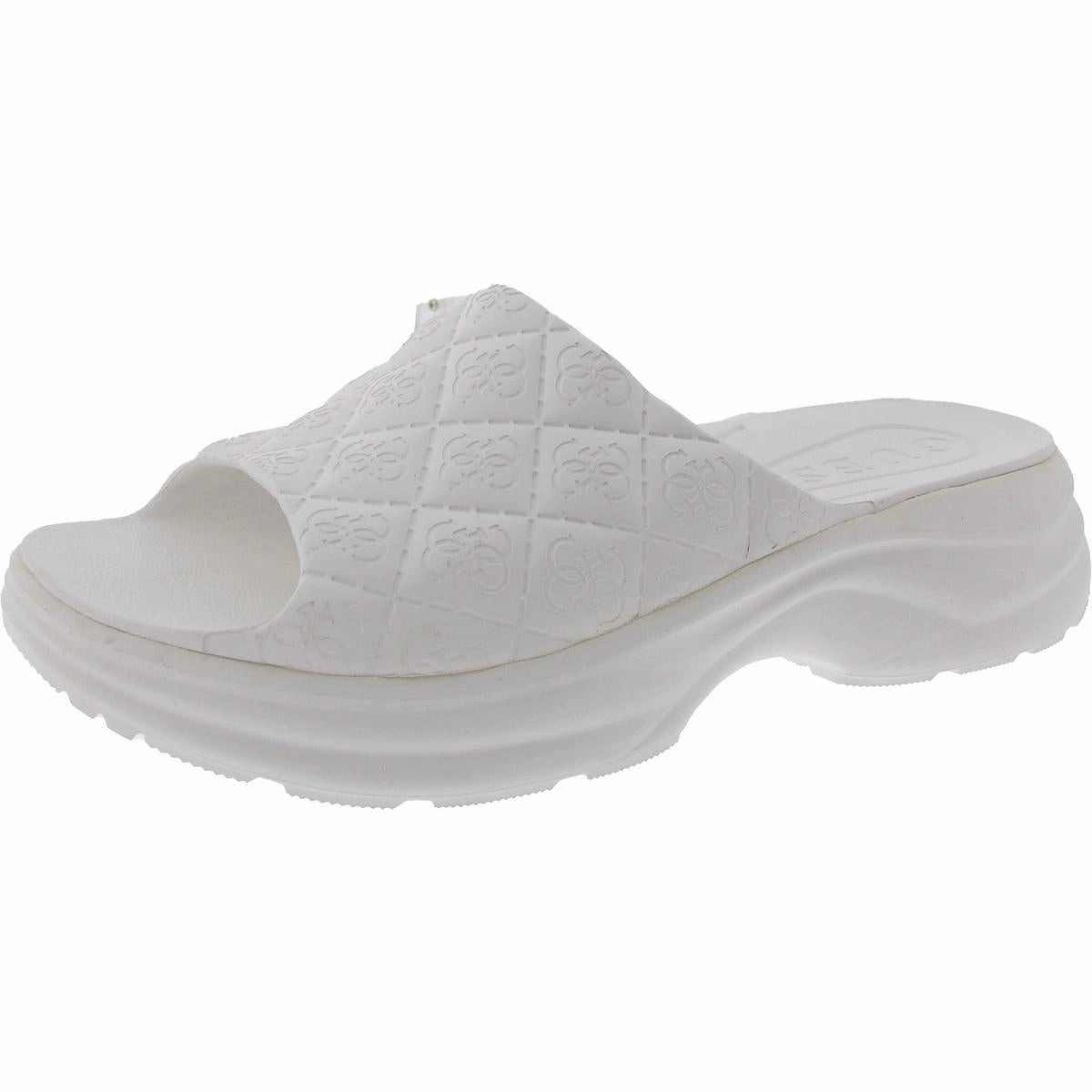 Fenixy Womens Logo Rubber Slide Sandals