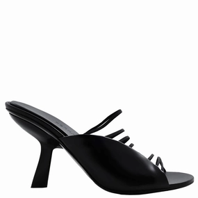 Ferragamo Black Leather Altaire 85 Sandals Affordable Womens Sandals outlet