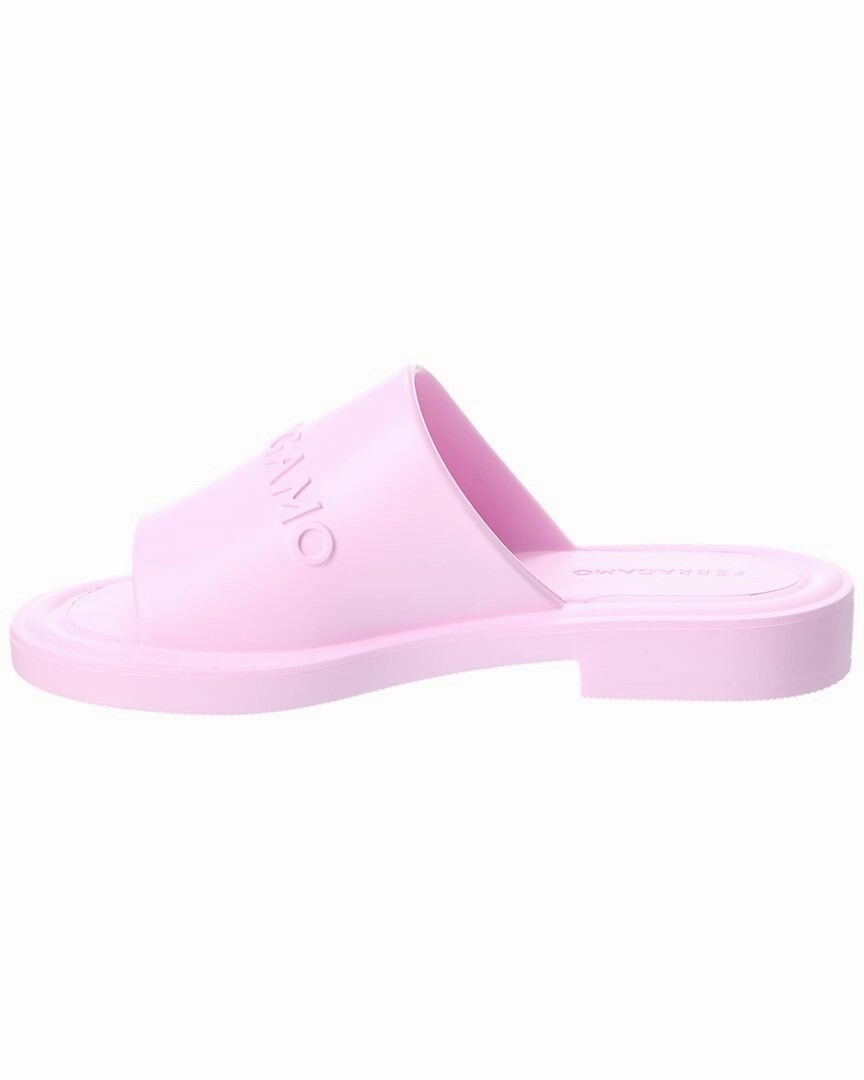 Ferragamo Giuneva 3D Logo Rubber Sandal