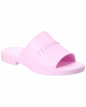 Ferragamo Giuneva 3D Logo Rubber Sandal Womens Sandals discount online