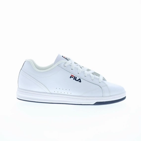 Fila Reunion 1295933 Sneakers Womens US 10 White Leather Lifestyle Shoes EFAS110 (White,10) Athletic Shoes for Women discount