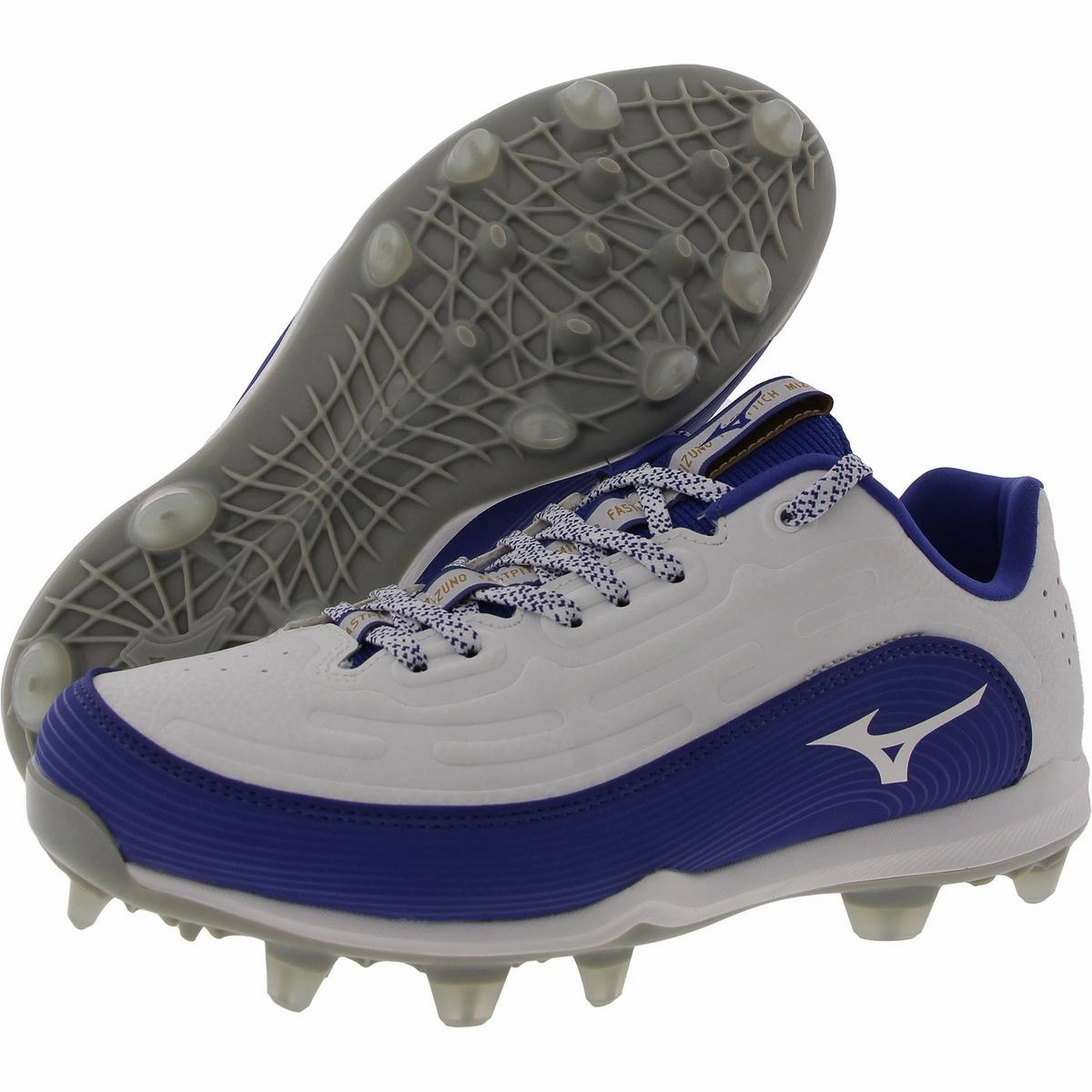 Finch Elite 6 Womens Lace-Up Faux Leather Cleats