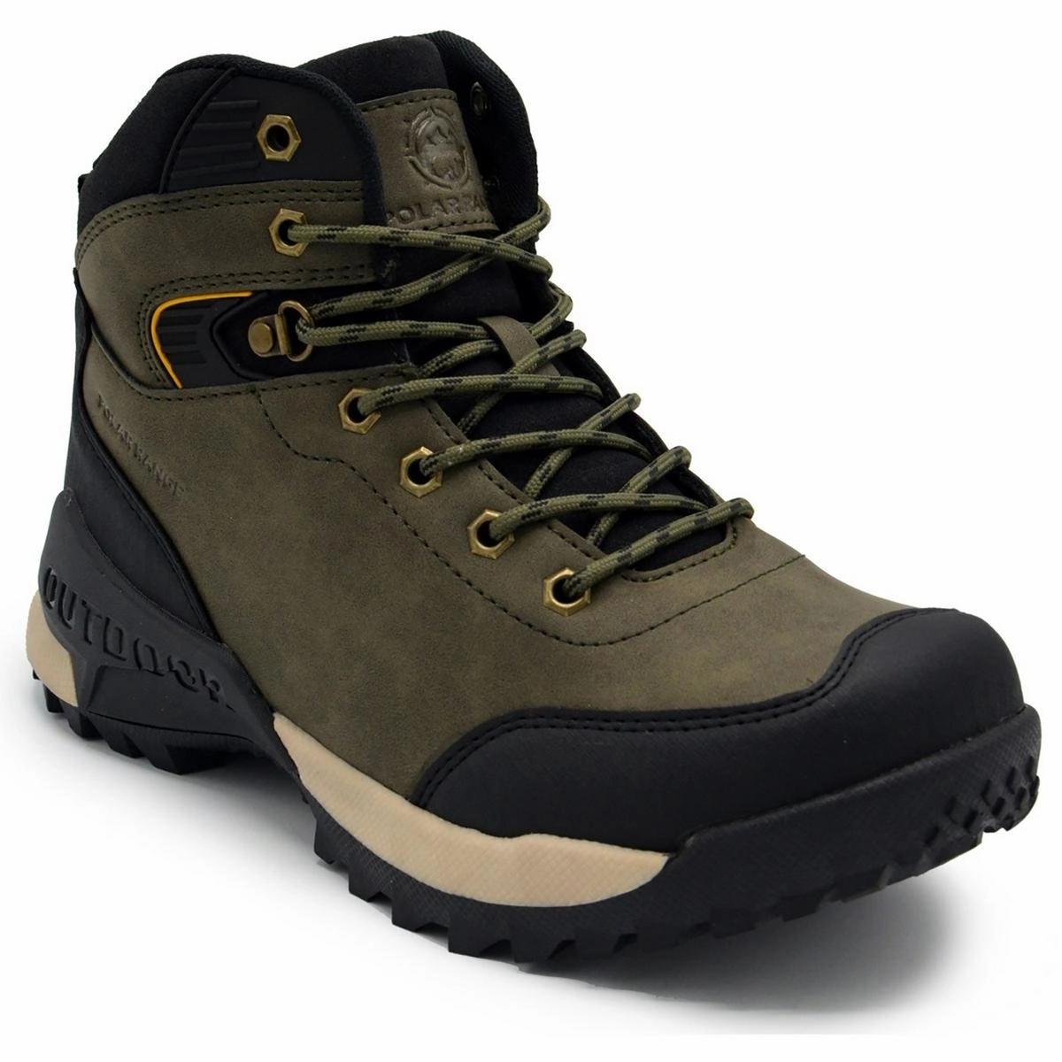 FINLAY Mens Lace-Up Manmade Hiking Boots Mens Chukka Boots outlet deals