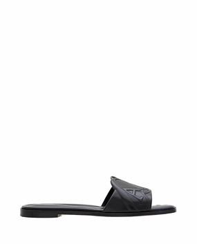 Flat Leather Slide Sandal Affordable Womens Sandals outlet