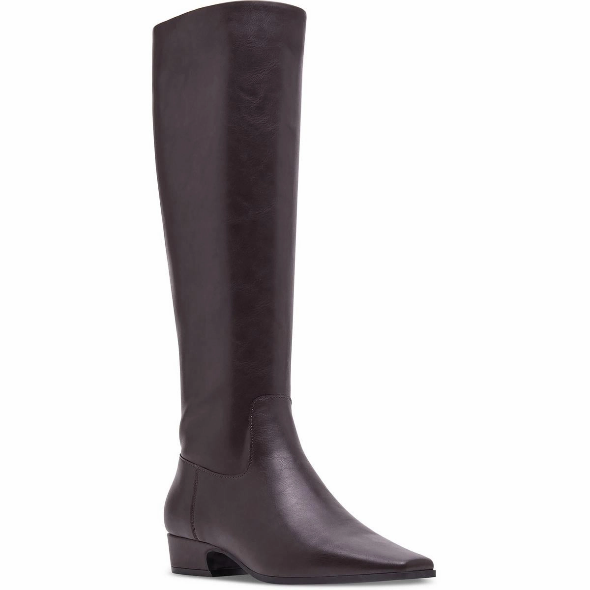 Florence  Womens Solid Faux Leather Knee-High Boots