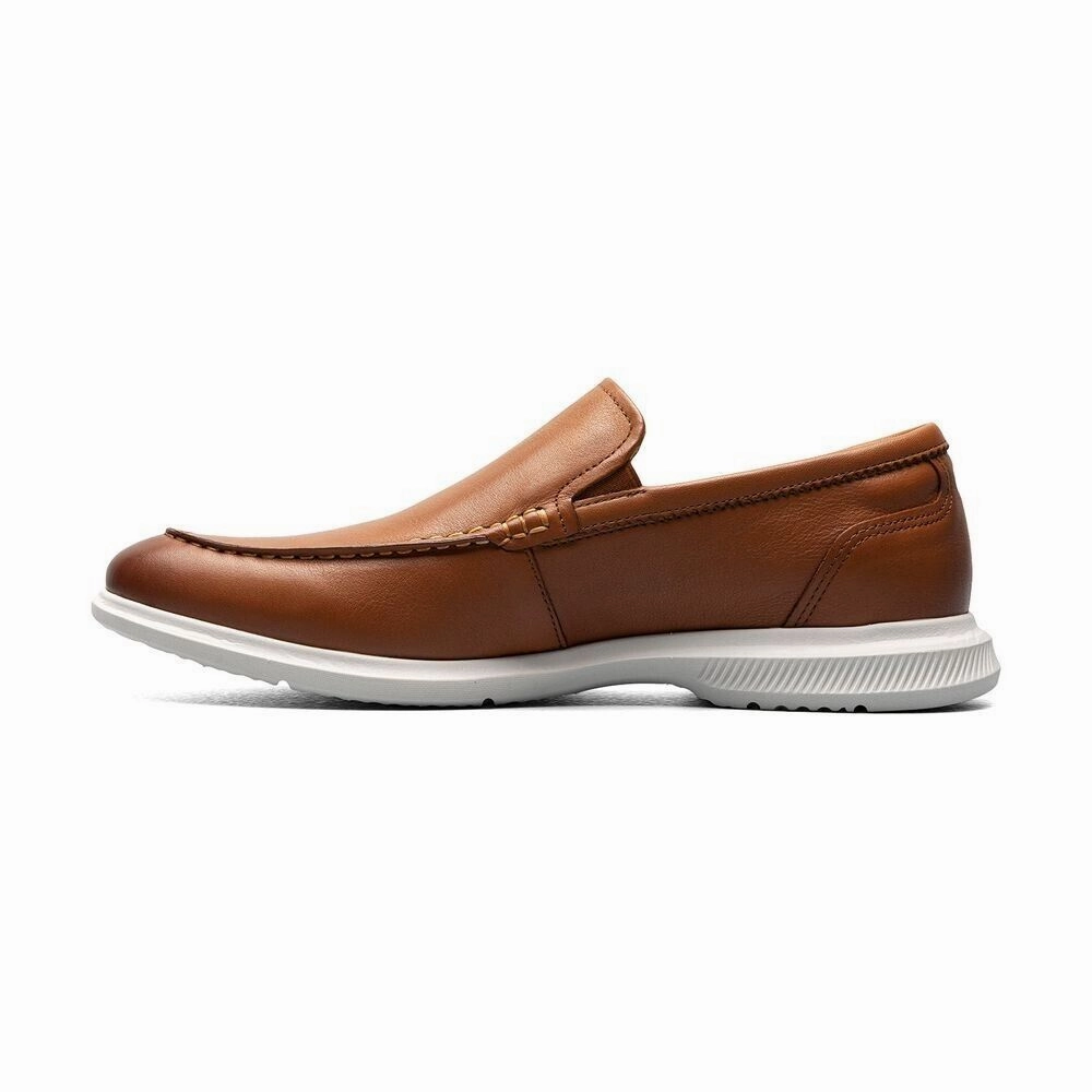 Florsheim Hamptons 14397-221 Mens 7 Brown Leather Moc Toe Venetian Loafer KHD909