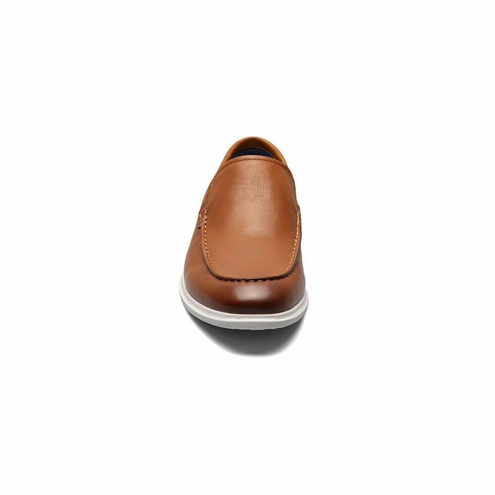 Florsheim Hamptons 14397-221 Mens 7 Brown Leather Moc Toe Venetian Loafer KHD909