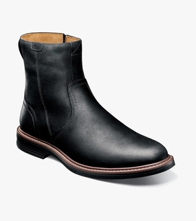 Florsheim Norwalk Boots Men's 13 Black Leather Plain Toe Side Zip Ankle ZOGG196 Buy Mens Chukkas online shop