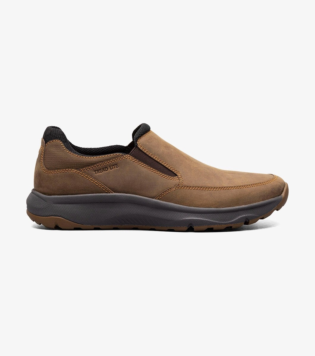 Florsheim Tread Lite 14375-215 Men's US 8.5 Brown Moc Toe Slip On Shoes ZPO3086