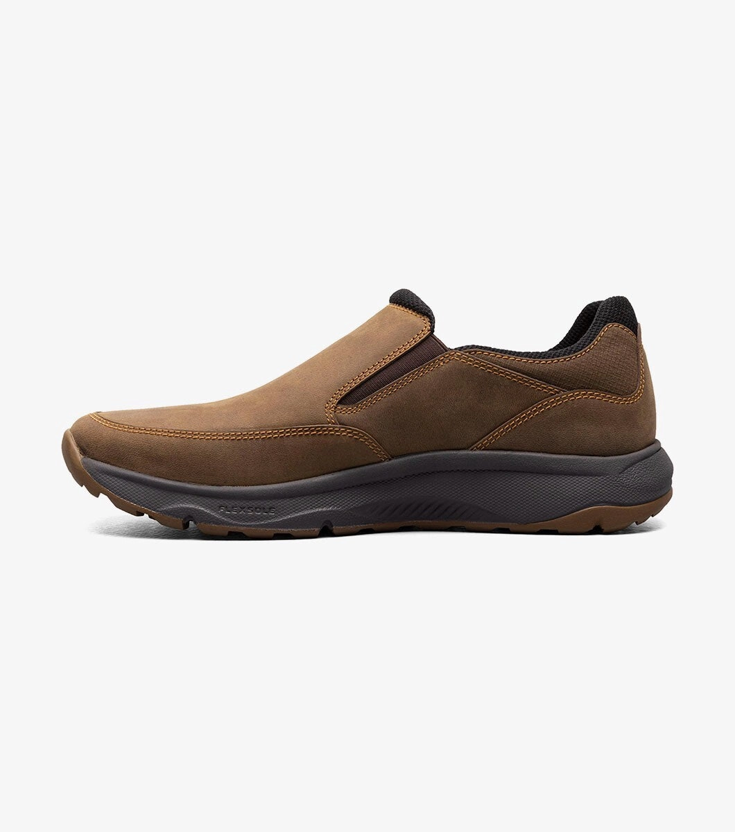 Florsheim Tread Lite 14375-215 Men's US 8.5 Brown Moc Toe Slip On Shoes ZPO3086