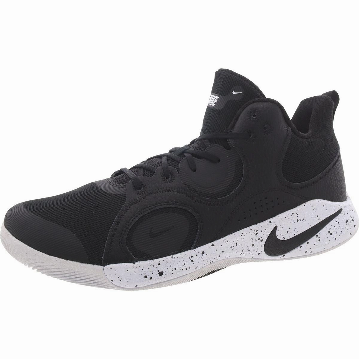Fly By Mid 2 Mens Faux Leather Performance Athletic and Training Shoes