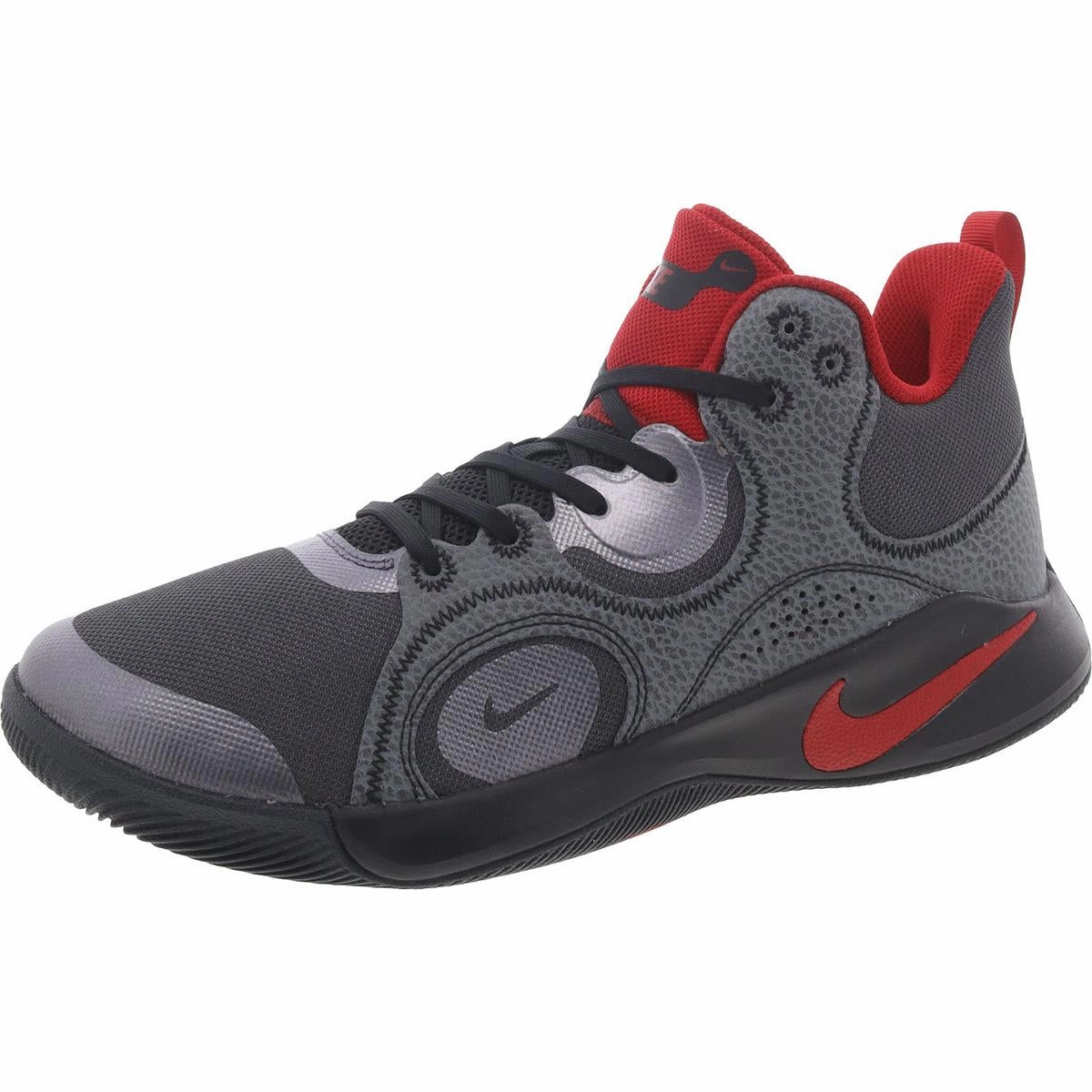 Fly By Mid 2 Mens Faux Leather Performance Athletic and Training Shoes