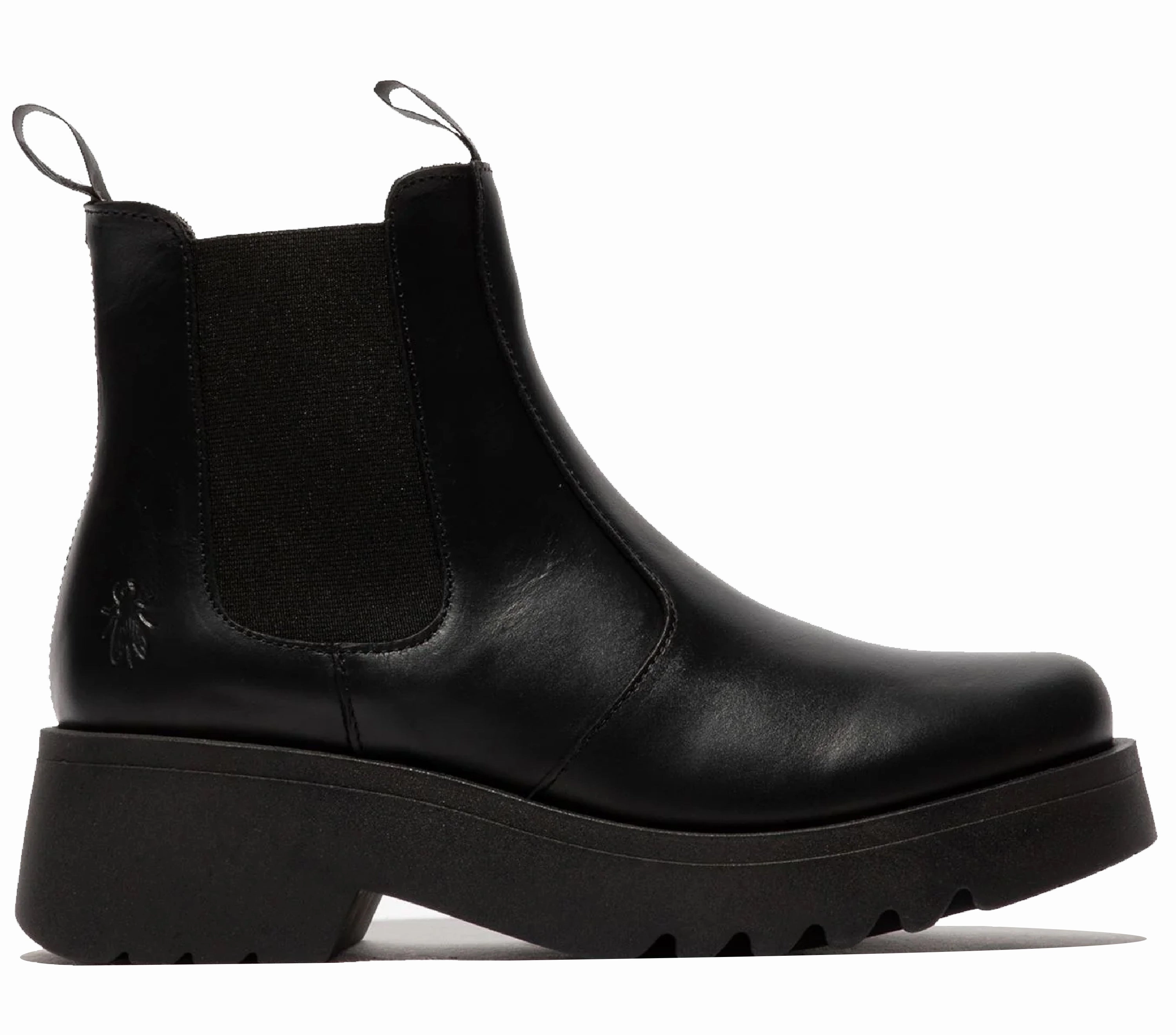 Fly London Womens MEDI789 Black Chelsea Boots Womens Fashion Boots outlet store