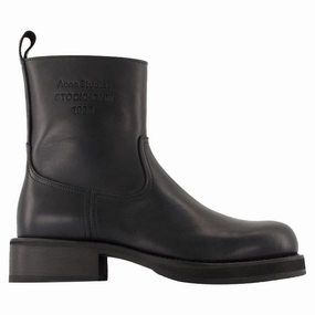 Fn Mn Shoe000280 Ankle Boots - Acne Studios - Leather - Black Womens Winter Boots promo deal