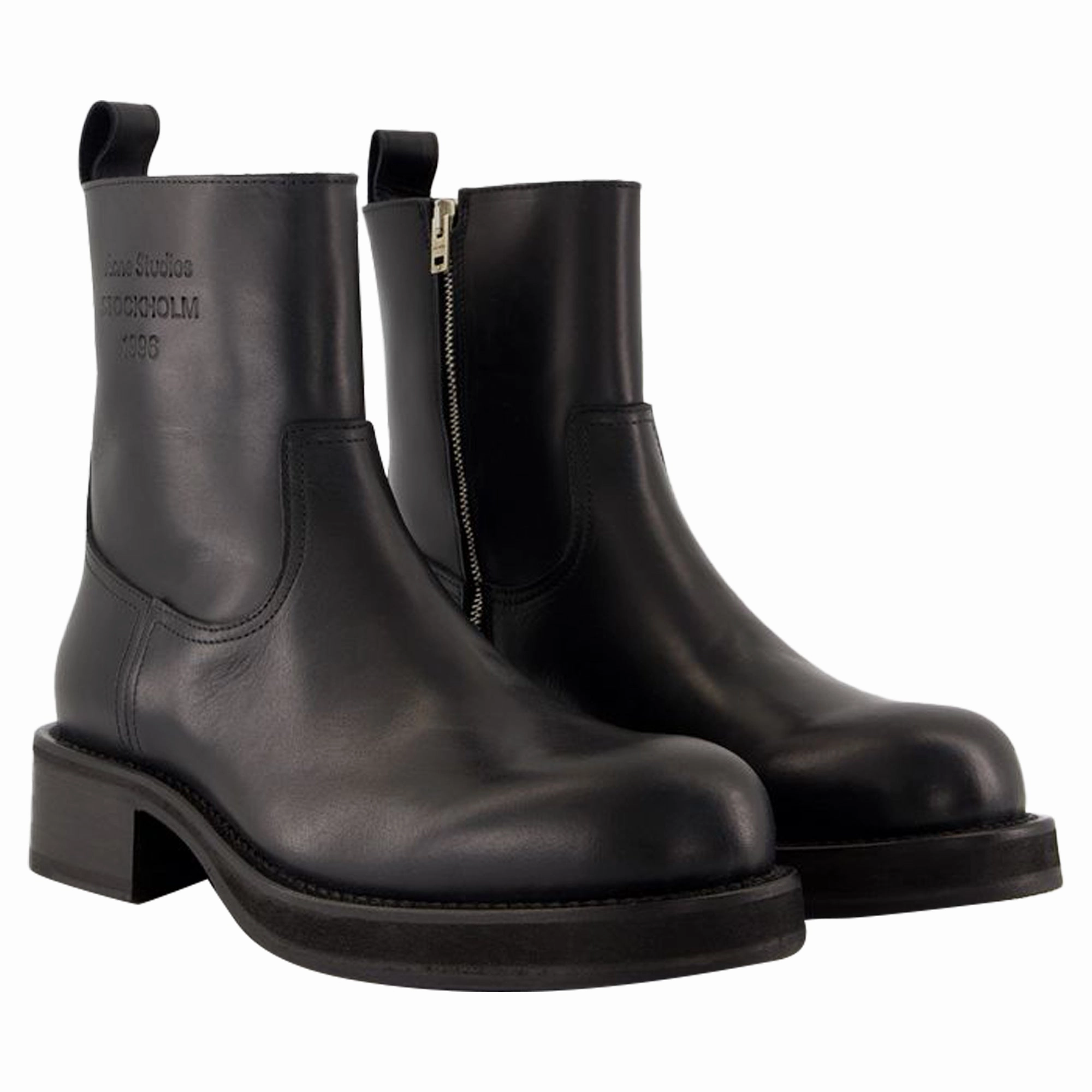 Fn Mn Shoe000280 Ankle Boots - Acne Studios - Leather - Black