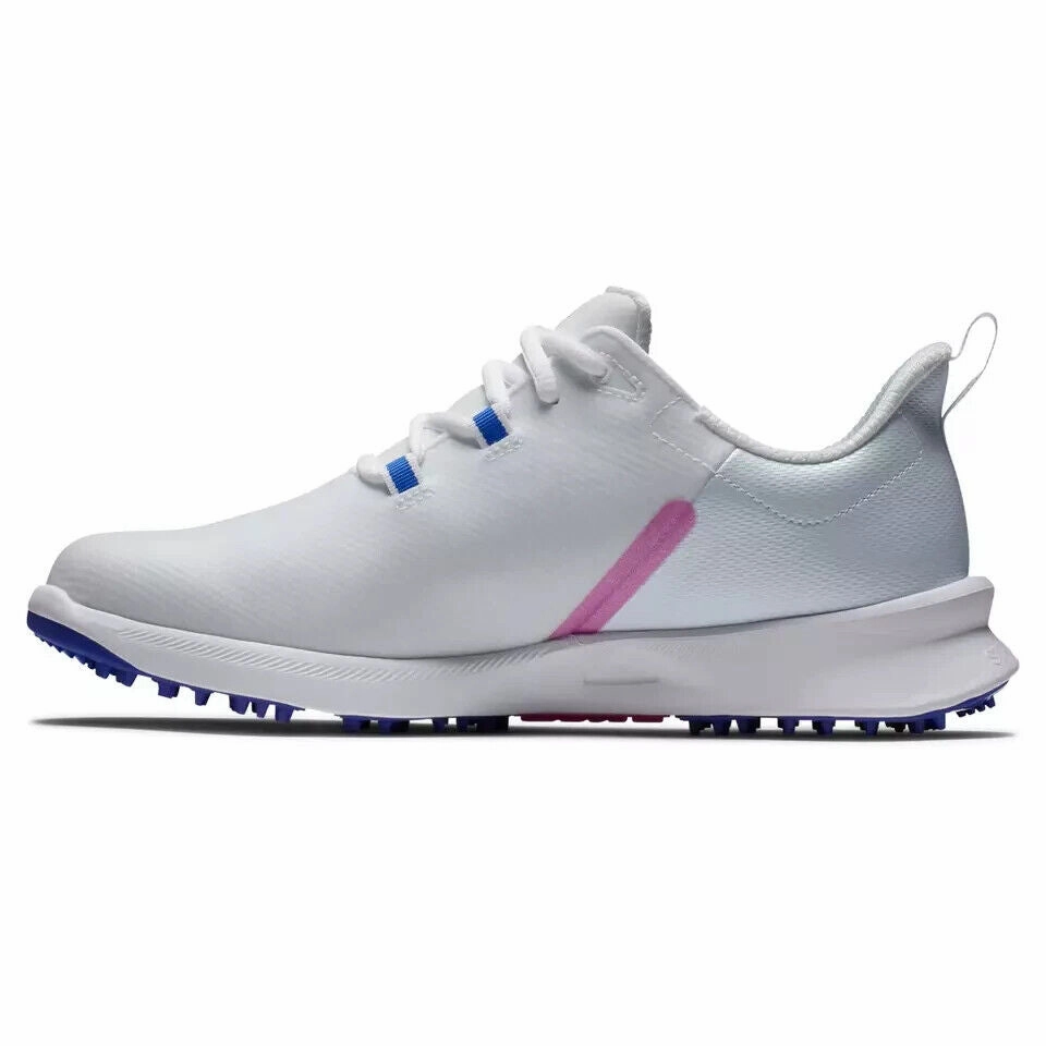 FootJoy Fuel Sport 90127 Sneaker Women's White Pink Spikeless Golf Shoes TF4149 (White,6.5)