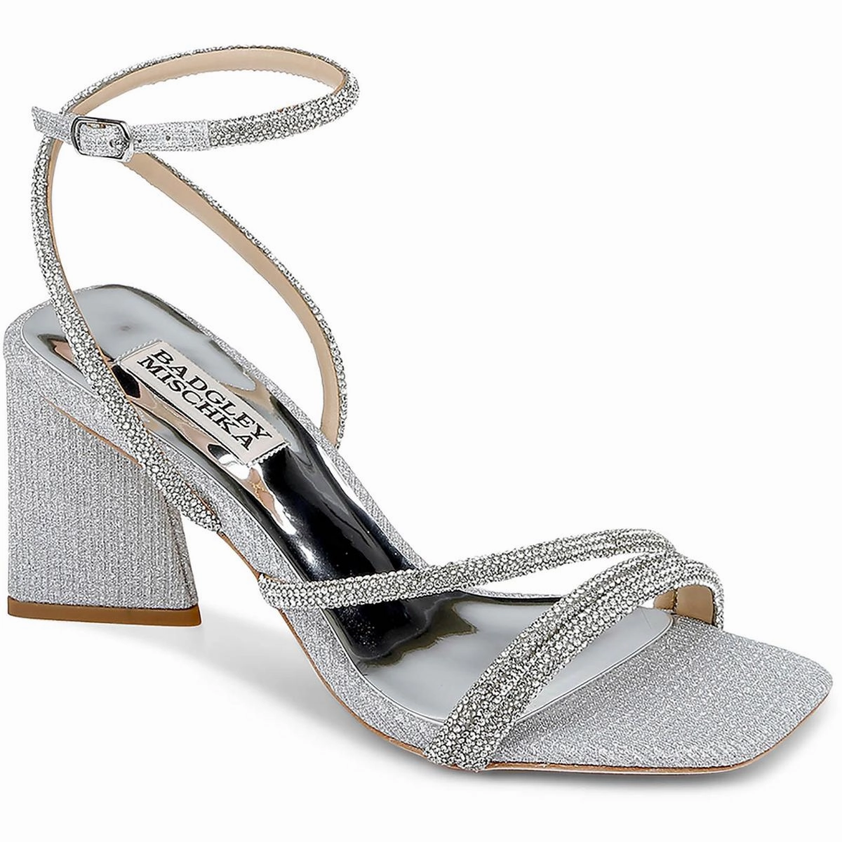 Freedom Womens Open Toe Ankle Strap Heels