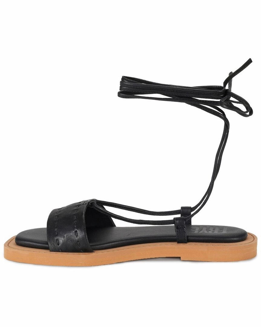 Frye Faye Ankle Tie Leather Sandal