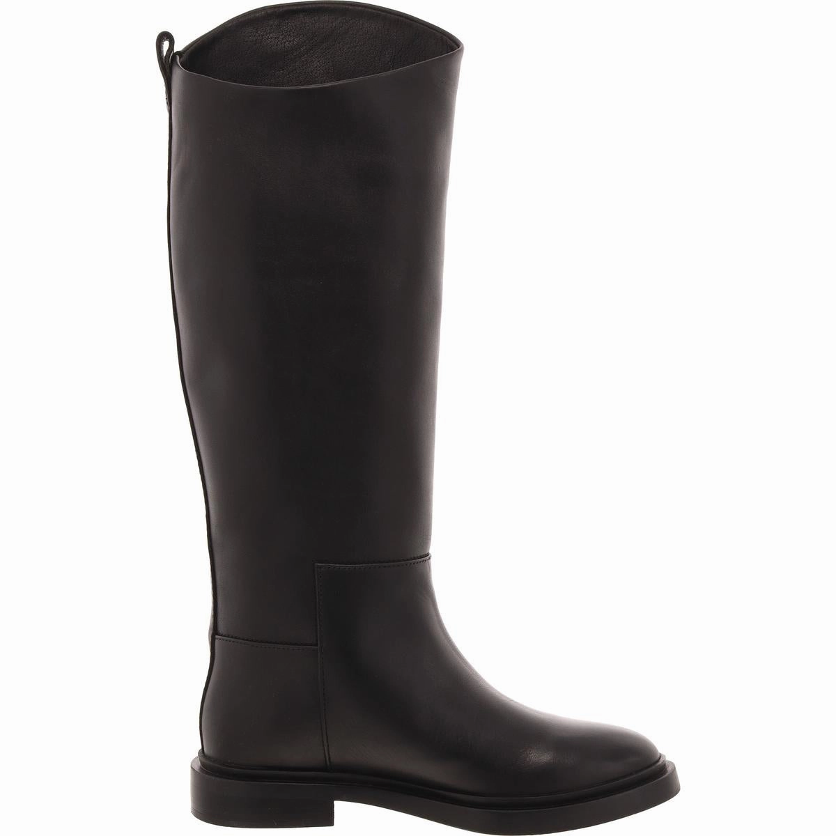 GAIGEWC Womens Solid Leather Knee-High Boots