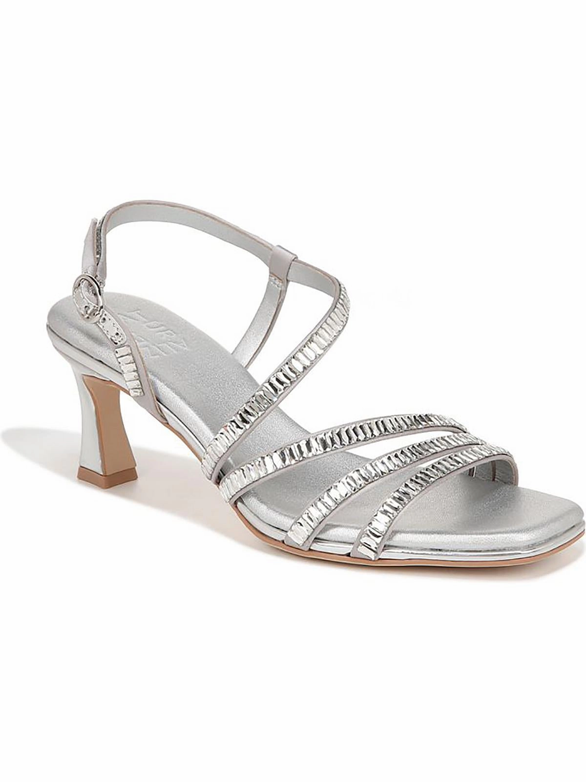 Galaxy Womens Satin Dressy Slingback Sandals