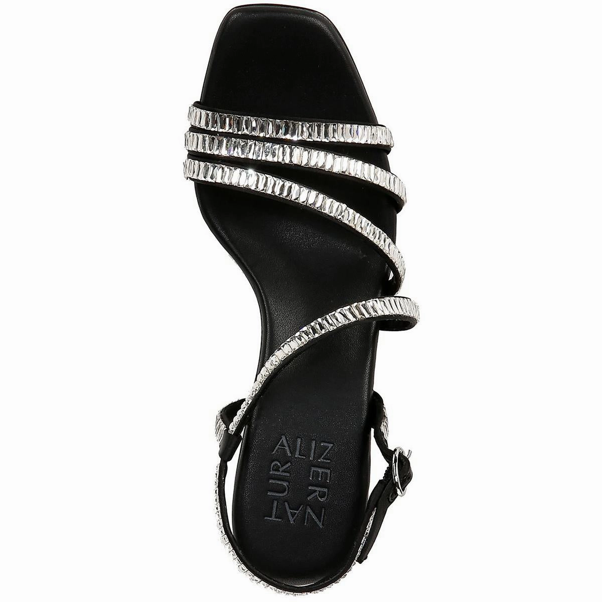 Galaxy Womens Satin Dressy Slingback Sandals