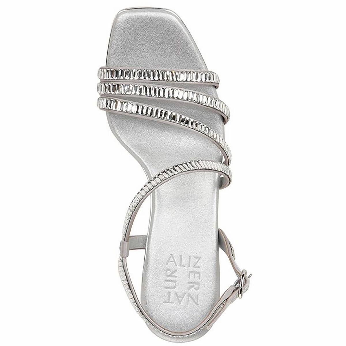 Galaxy Womens Satin Dressy Slingback Sandals