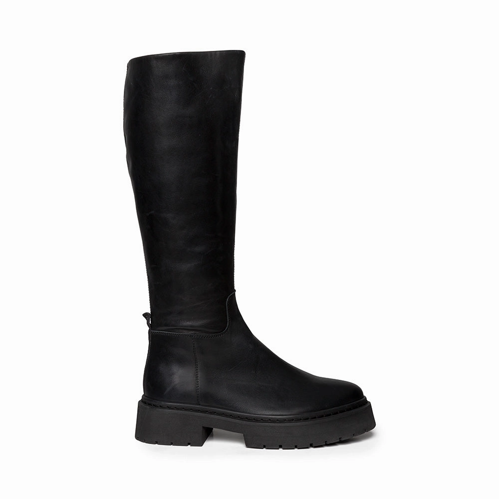 Galina Boot BLACK LEATHER Womens Boots & Booties promotion
