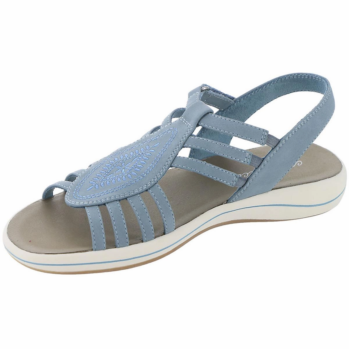 Gemi Womens Ankle Strap Flat