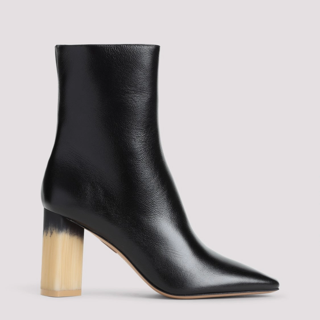 Georgia Black Leather Boots