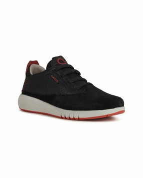 Geox Aeranter Leather Sneaker Boys Sandals on clearance