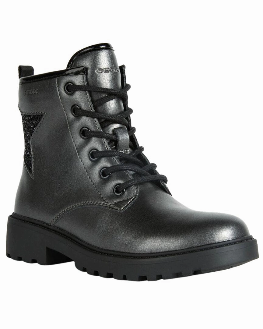 Geox Casey Star Leather Boot Girls Boots & Booties sale