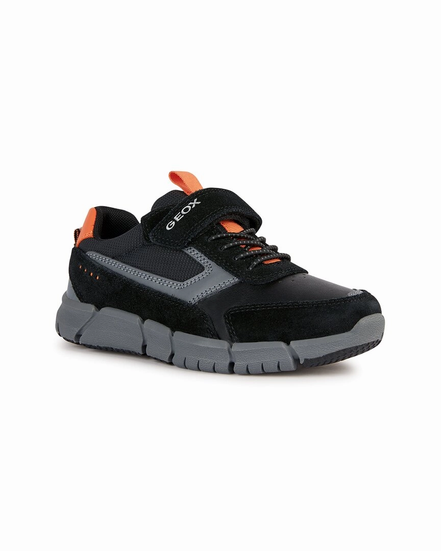 Geox Flexyper Suede Sneaker Boys Sandals on clearance