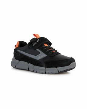 Geox Flexyper Suede Sneaker Boys Sandals on clearance